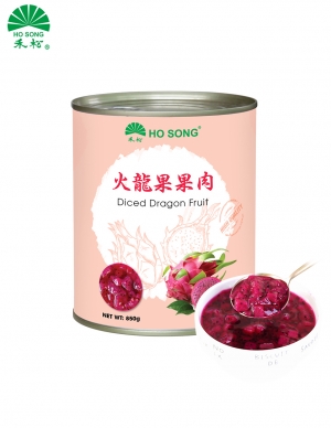 Diced Dragon Fruit