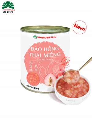 Đào hồng thái miếng