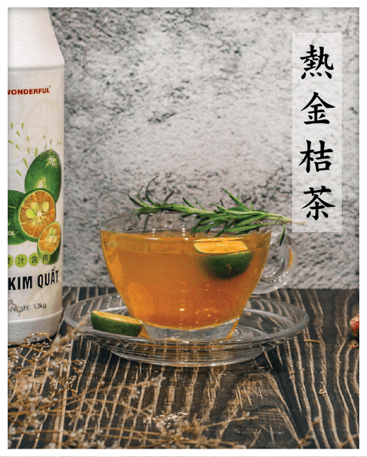 HOT KUMQUAT TEA