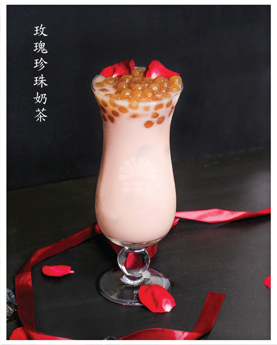 ROSE BUBBLE MILK TEA