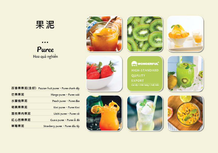 Puree _ Hoa quả nghiền